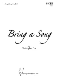 Bring A Song SATB choral sheet music cover Thumbnail